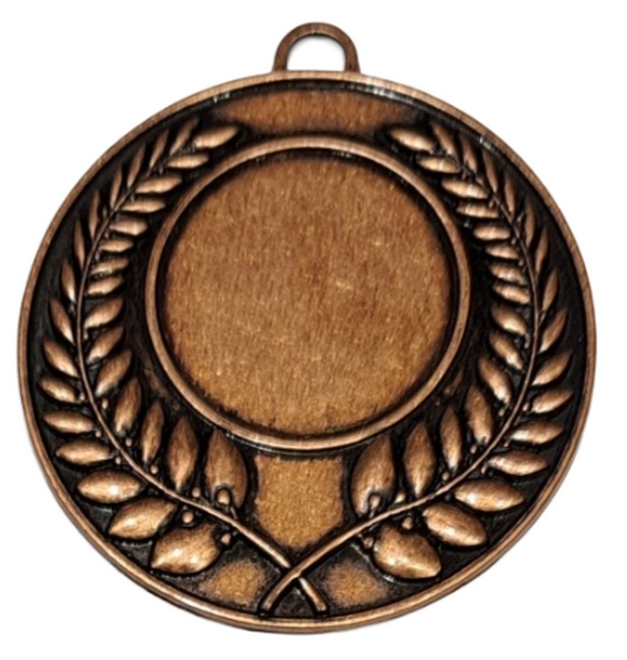 Assorti medaille Brons vijf stuks compleet LAATSTE OP=OP!!